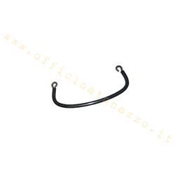 back straight handle with black eyelets distance 18cm single- seat for Vespa