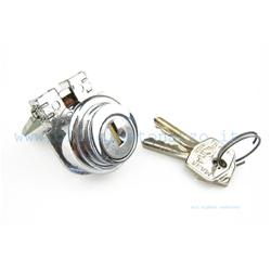 lock lock with narrow plate and key "Misha" for Vespa 125 VNA1T - VNA2T - VNB1T - VNB2T - VNB3T - VNB4T - VNB5T - VNB6T - 150 VBA1T - VBB1T - VBB2T