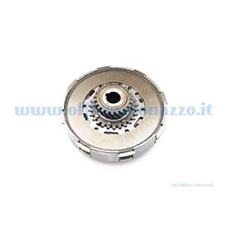 Group 4 complete clutch discs 7 springs Ø 107mm pinion flange Z23 for Vespa 200