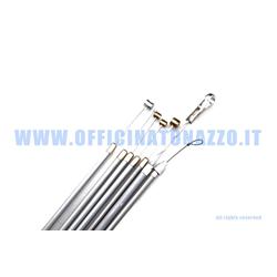 Cable Kit / gray conduits with internal self-lubricating sheath for Vespa 50 N - L - R - Special