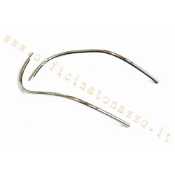 Edge shield in chrome-plated steel for Vespa 180 Rally - SS 180 - VSE - GL