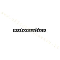 hood plate "Automatic"