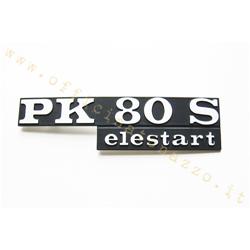 6125-E - Targhetta cofano "PK 80 S Elestart"