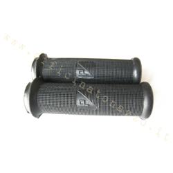 Couple black knobs Ø 24mm for Vespa 50 - VNA - VNB - Primavera - ET3