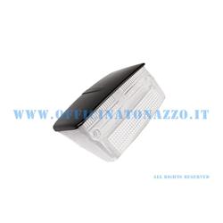 Corpo luminoso fanale posteriore bianco con tettuccio nero per Vespa 50 Special