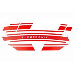 Adesivo Vespa Electronic rosso Vespa ET3