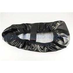 Black seat cover with elastic for Vespa Primavera