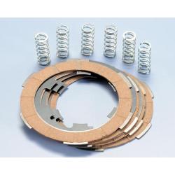 Clutch discs 4 with intermediate cork discs and 6 reinforced springs for Vespa PK HP - FL2