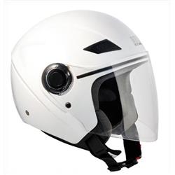 Helmet mod. CARIBE, white metal, size S (56 Cm)