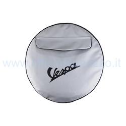 Hubcap escort of gray with black writing and Vespa pocket for briefcases circle 8 "