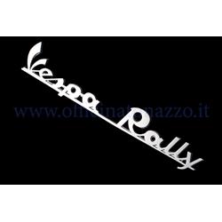 rear plate "Vespa Rally" in polished aluminum