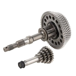 CAMBIO COMPLETO A 6 INNESTI GRAN TOUR MONTATO 10/55 14/53 18/50 21/47 (ASSE RUOTA, SEEGER, SPESSORI CALIBRATI, CROCERA, MOLLA, SFERE, 4 CORONE, CLUSTER, ROSETTA E DADO M10X1)