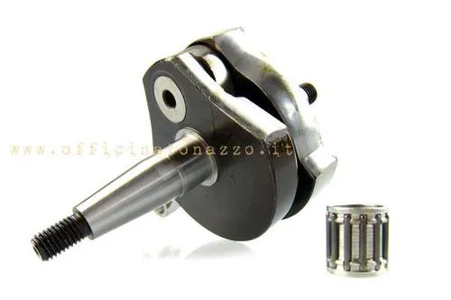 Albero motore Mazzucchelli AMT 160DA a doppia alimentazione, corsa 51 mm e cono 19 mm, per Vespa 125 Primavera ed ET3 compatibili.