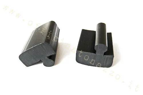 Tampone settore avviamento 20x24x9 mm per Vespa 50 seconda serie, 90, Primavera ed ET3. Rif. Piaggio 165206, un pezzo.