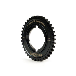 Ingranaggio terza BGM PRO BGM6538L a 38 denti per cambi PX Lusso/EFL dal 1984, T5, Cosa e LML 2T. Acciaio NiCrMo cementato.