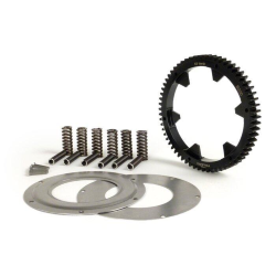 Ruota primaria BGM PRO Z63 a denti diritti per PX200 e Rally200, con kit parastrappi rinforzato. Per pignoni BGM Cosa2 Z23, Z24 o Z25.