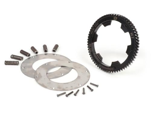 Ingranaggio elastico -BOLLAG MOTOS- Vespa Wideframe VM, VN, VL, VB, GS150 (VS5 102950-), Largeframe VNA, VNB, VBA, VBB, VGLA, VGLB, VNC (-011000) - 65 denti - incl. kit riparazione ingranaggio elastico BGM PRO rinforzato