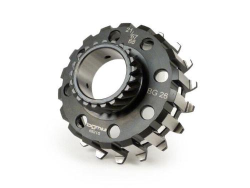 Pignone frizione BGM PRO BGM6821S Z21 per corona elicoidale Z67/Z68, adatto a Vespa Cosa2, PX dal 1995 e frizioni BGM Superstrong.