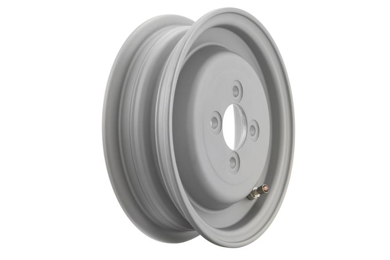 Circle SIP 2.10x10 tubeless ", pour Vespa 50-125-150-200 Red, Rally, PX, Sprint etc. (valve pré-montée et écrous inclus)