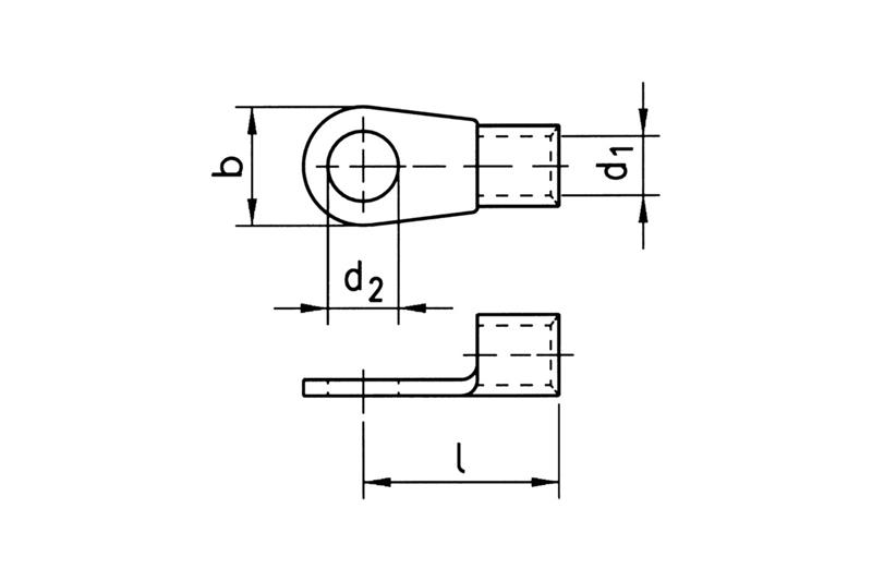 Eyelet lug contact box Vespa