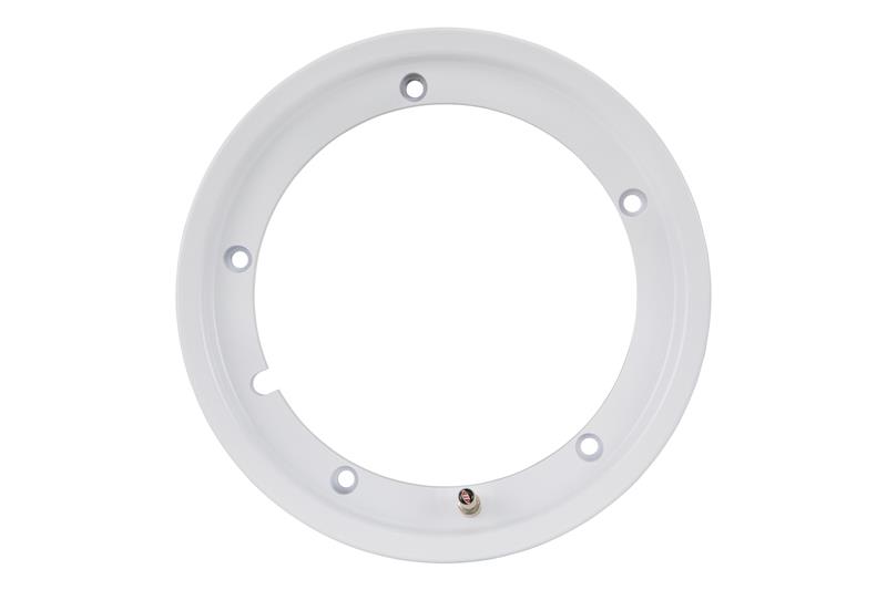 Circle SIP tubeless 2.10x10 "Aluminio Pulido para Vespa 50-125-150-200, Rally, PX, Sprint etc. (válvula premontada y tuercas incluidas)