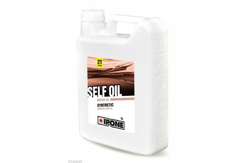 Mezcla aceite Ipone Self Oil 2T base sintética cofe 4 lt para Vespa