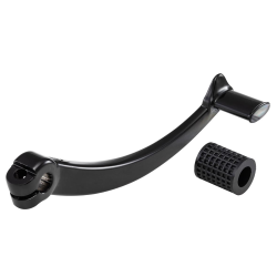 Kickstart Lever SIP VBB Style,  for Vespa P80-150X/P200E/PX80 -200E/Lusso/'98/MY/'11/Cosa  also for LML Star 125- 200 2T /4T/Stella  aluminium, black powder coated,  bent,  for PX engines in old frame,  incl. rubber and screw  Grade 1* - first-class repai