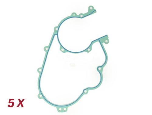 Kit 5 PZ guarnizioni carter motore -BGM Pro silicone- Vespa PX80, PX125, PX150, PX80, PX125, PX150, PX200, Sprint Veloce, Rally 200, Cosa 125, Cosa 150, Cosa200 - 5 pz