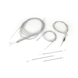 BGM ORIGINAL cable kit with self-lubricating inner sheath Vespa PK XL1, GREY