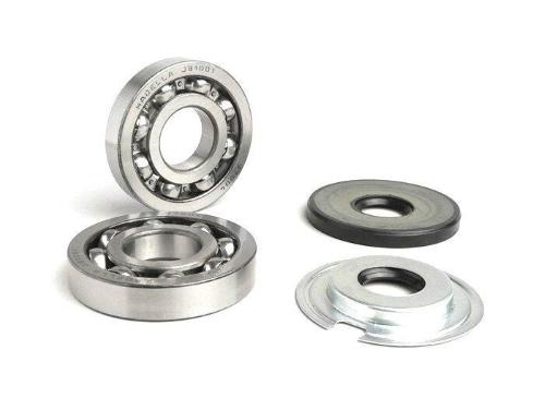Kit BGM Original BGM1108 con due cuscinetti Nadella 25x62x12 mm e tre paraoli Corteco per Vespa GL, Sprint, GT, GTR, TS, VNA, VNB e VBB.