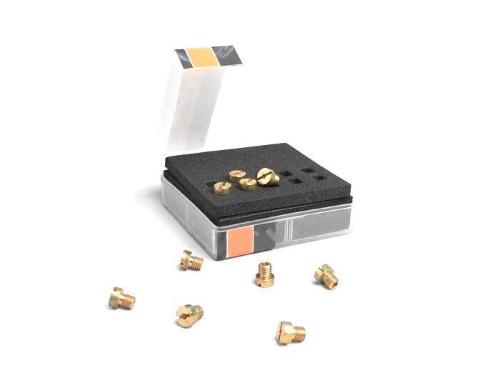 Kit BGM PRO 2599116: dieci getti massimo Dell'Orto tipo 1486 da 5 mm, misure 100-122, per carburatori compatibili e messa a punto.