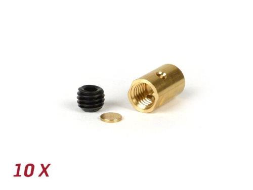 Kit morsetti lunghi -BGM ORIGINAL Ø=10x16.25mm- Lambretta LI, LIS, SX, TV (serie 2-3), DL, GP - 10 pz