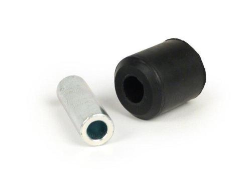 Kit BGM PRO BGM7958 con distanziale e tampone Ø9×46 mm per attacco ammortizzatore/motore Vespa GS160 e SS180 compatibili.