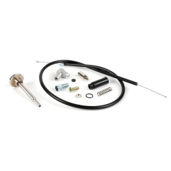 Kit Scooter Center con adattatore, cavo e leva per comandare a filo lo starter Dell'Orto PHBH, PHBL, VHSA e VHSB su Vespa Largeframe.