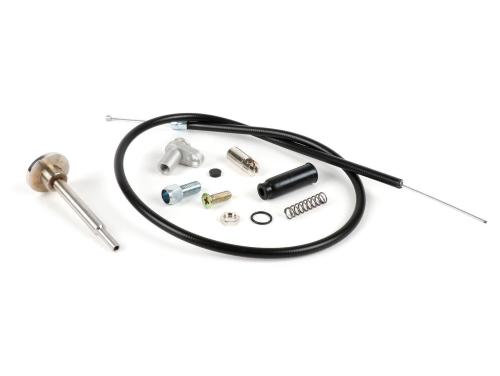 Kit Scooter Center con adattatore, cavo e leva per comandare a filo lo starter Dell'Orto PHBH, PHBL, VHSA e VHSB su Vespa Largeframe.