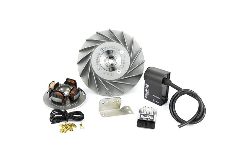 Volviendo Pinasco Flytech für Advar Variable de 20 cónico - 1,6 kg Vespa PK XL 50/125 - FL - HP (Ventilador Negro)