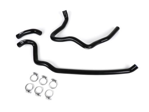 Kit 3 tubi radiatore BGM PRO BGM6610BK in silicone nero, -40/+180 °C e 4 bar, per Vespa GT, GTL, GTS e GTV a liquido compatibili.