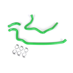 Kit tubi raffreddamento -BGM PRO silicone 180°C- Vespa GT 125-200, Vespa GTL 125-200, Vespa GTS 125-300, Vespa GTV 125-250 - verde