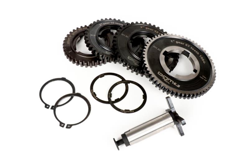 Motor gear kit -BGM PRO- Vespa PX Arcobaleno, Disc, My, 2011 (1984-) - PX125 (VNX2T 232053-, ZAPM), PX150 (VLX1T 624602-, ZAPM), PX200 (VSX1T 315267-), Cosa, T5 125cc , LML Star 2-stroke, Star 2-stroke - 12/57, 13/42, 17/38, 21/35