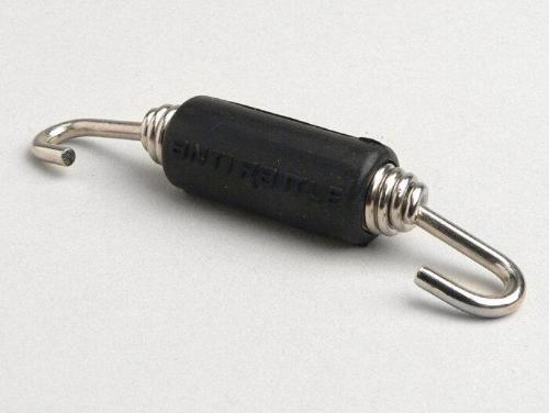 Molla marmitta BGM ORIGINAL BGM0903 Anti Rattle in acciaio inox, lunghezza 70 mm, con rivestimento antivibrazione e ganci orientabili.