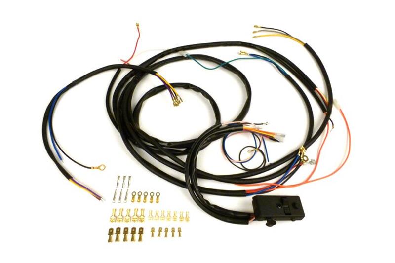 Electrical system kit for the use of electronic AC ignition, for Vespa 50 Special