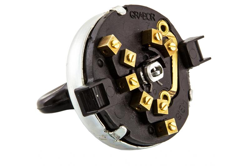 Interruptor con llave für die Segunda-Serie Vespa GS160 von 36.000 marco en adelante (10 Kontakte)