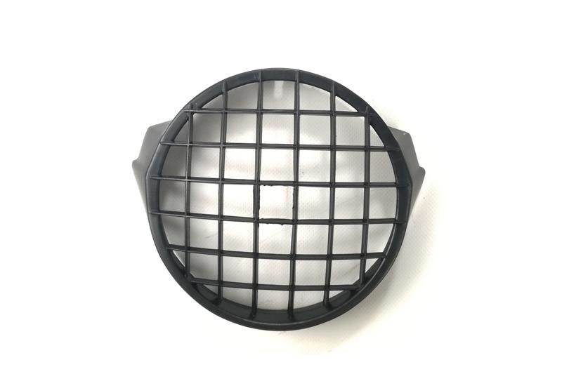 Frontlichtschutz aus schwarzem Kunststoff für Vespa PX 125-150-200 Ø 170mm