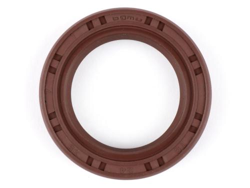Paraolio (con labbro della polvere) 24x35x7mm -BGM PRO FKM/Viton® (E10/resistente all'etanolo)- usato per albero motore Piaggio 125-180 ccm 2 tempi (SKR, Runner, Dragster, TPH), compatibile anche Vespa PX, ETS, T5, Cosa, LML Star 2T