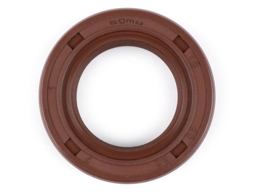 Paraolio BGM PRO BGM1032 20×32×7 mm in FKM/Viton, doppio labbro e resistente a carburante E10, per Vespa PK XL e motori Piaggio compatibili.