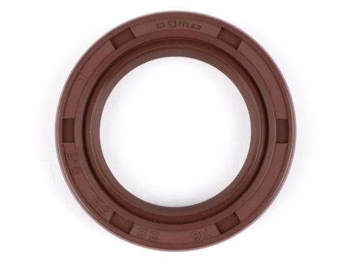 Sello de aceite 22x32x5,5 mm -BGM PRO FKM/Viton® (E10/resistente al etanol)- (utilizado para el árbol de arranque Lambretta LI, LIS, SX, TV (Serie 2-3), DL, GP - rueda trasera Minarelli 50 cc (tipo MA, MY, CW, CA, CY))