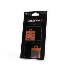 Brake pads -BGM PRO Sintersport 39.7x49.5mm- brake caliper SIP, APRILIA Amico GL, GLE, LX, Sport Life, LX 50cc 1992 (front), Area 51 50cc 1998 (front/rear), Compay 125cc 2003 (front), Compay 50cc 2002 (front), Gulliver 50cc 1995 (front), Gulliver LC 50cc 