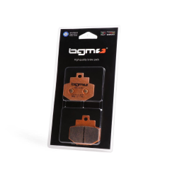 Brake pads -BGM PRO Sintersport 55.5x49mm- Vespa GTS (rear, all models) - GTS300 HPE, Supertech, Supersport, Super Racing Sixties, Super Notte, Yacht Club, Touring, Super, GTV300 Sei Giorni, GT, GTL, GTS, Gilera Runner VX/VXR 125-180-
