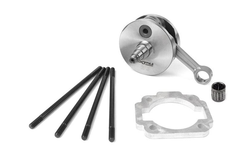 Crankshaft kit -BGM Pro racing 54mm stroke, 105mm conrod- round flywheels Vespa PK125 ETS (Ø 20mm cone)