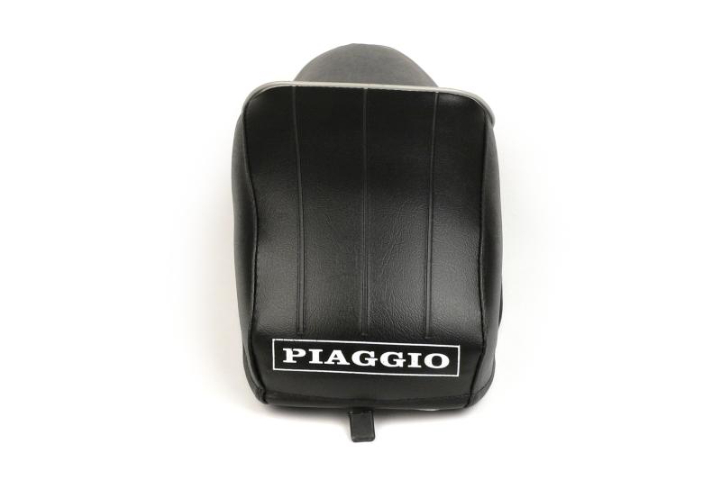 Selle monoplace à ressort avec écriture Piaggio pour Vespa 50 R-Special